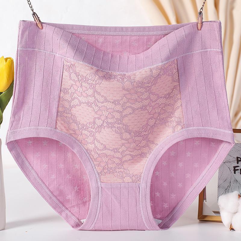 Dámské spodní kalhotky větší velikosti 6XL Čistá bavlna antibakteriální měkké bezešvé prodyšné trojúhelníkové kalhotky s vysokým pasem