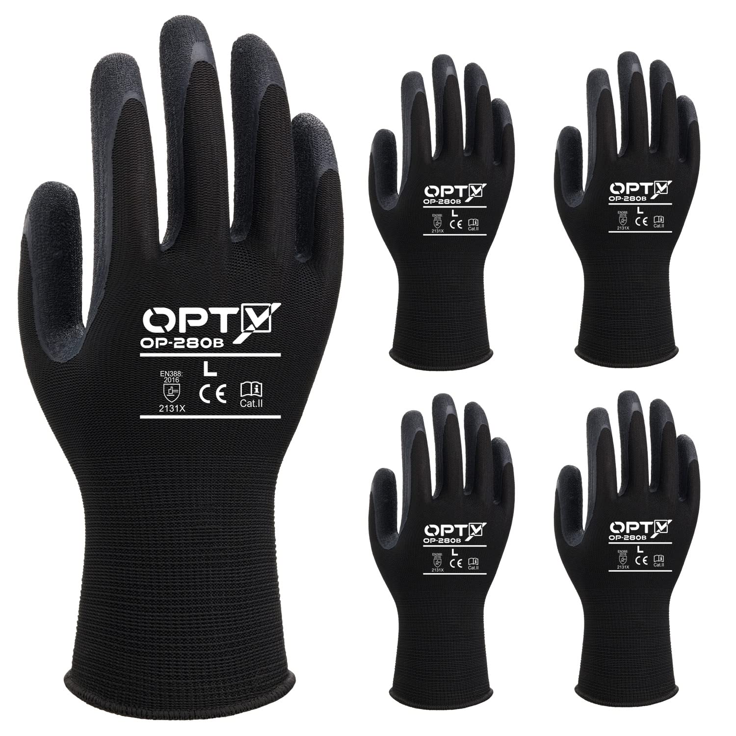 

Weed OPTY Work Natural for Civil and Light Material with for DIY and Light Size Small OP-280B Gloves, Rubber, Engineering, Construction, Handling, чёрный
