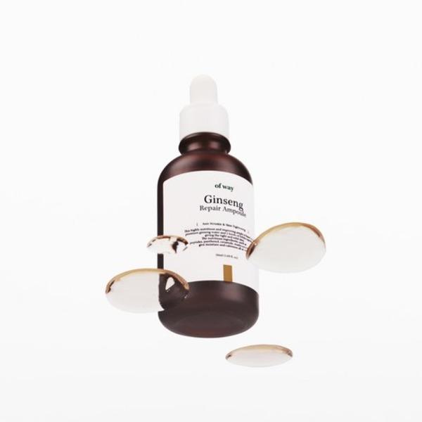 Ofway Ginseng Repair Ampoule 50ml – 6-Peptide Anti-Aging & Firming Ampoule