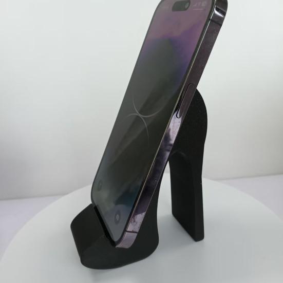 Shoe Phone Holder 3D Printed High Heel Shoe Shaped Cell Phone Display Stand for Home Office Desk Table