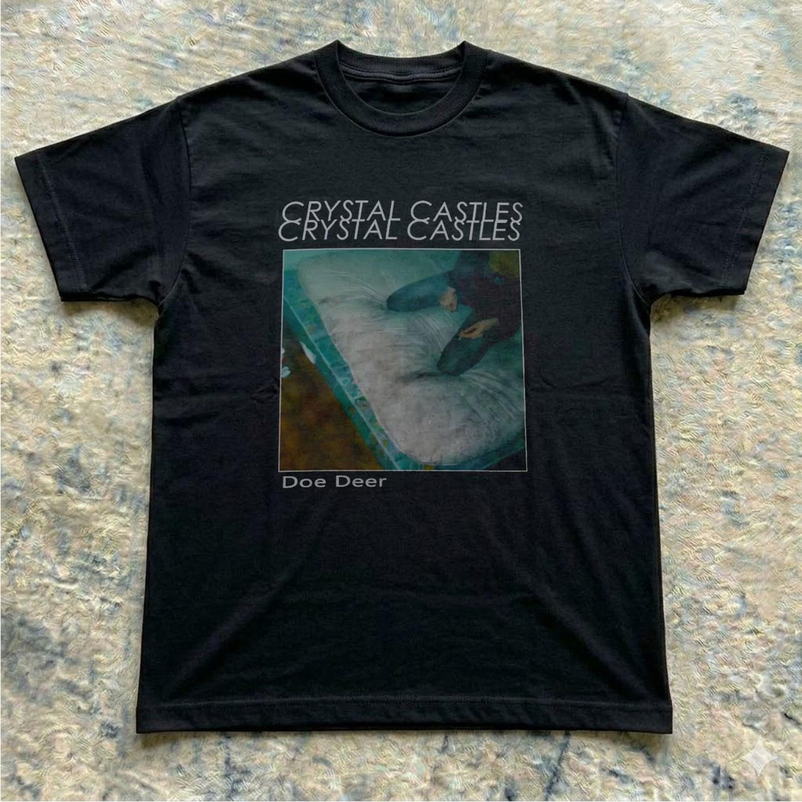 Crystal Castles Tee,unisex,graphic, 90s Style tee, Gothic clothing, , Vintage , Streetwear, M