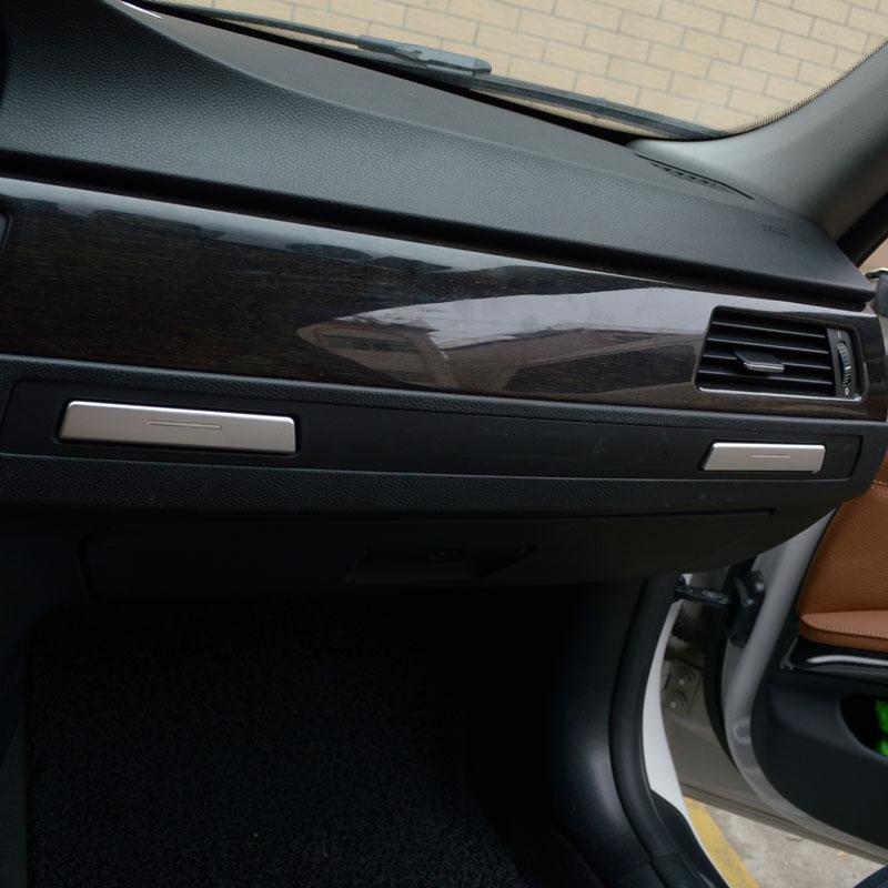 Car Styling For BMW 3 Series E90 E92 E93 2005-2012 Car Co-pilot Water Cup Holder Lip Cover Interior Decoration