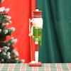 Personalized Nutcrackers Figurine Stylish Festival Figure Nutcrackers Ornament Wood Table and Shelf Decors