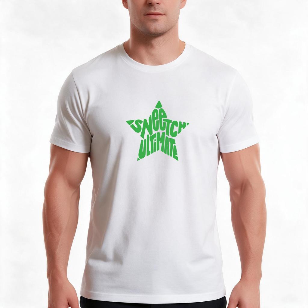Sneetch Logo (Dark Background Light Green Font) Tshirt Summer Casual Cotton Tee Oversized Streetwear Tops Unisex Unisex Unisex