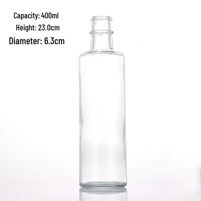 In-Stock Leak-Proof Glass Bottle for Essential Oils, Sesame Oil, Soy Sauce, or Vinegar - Clear Kitchen Dispenser