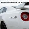 1pcs ABS Car Body Emblem Trunk Badge Sticker Decoration For Nismo Nissans Tiida Teana Skyline Juke X-trail Almera Qashqai Goods