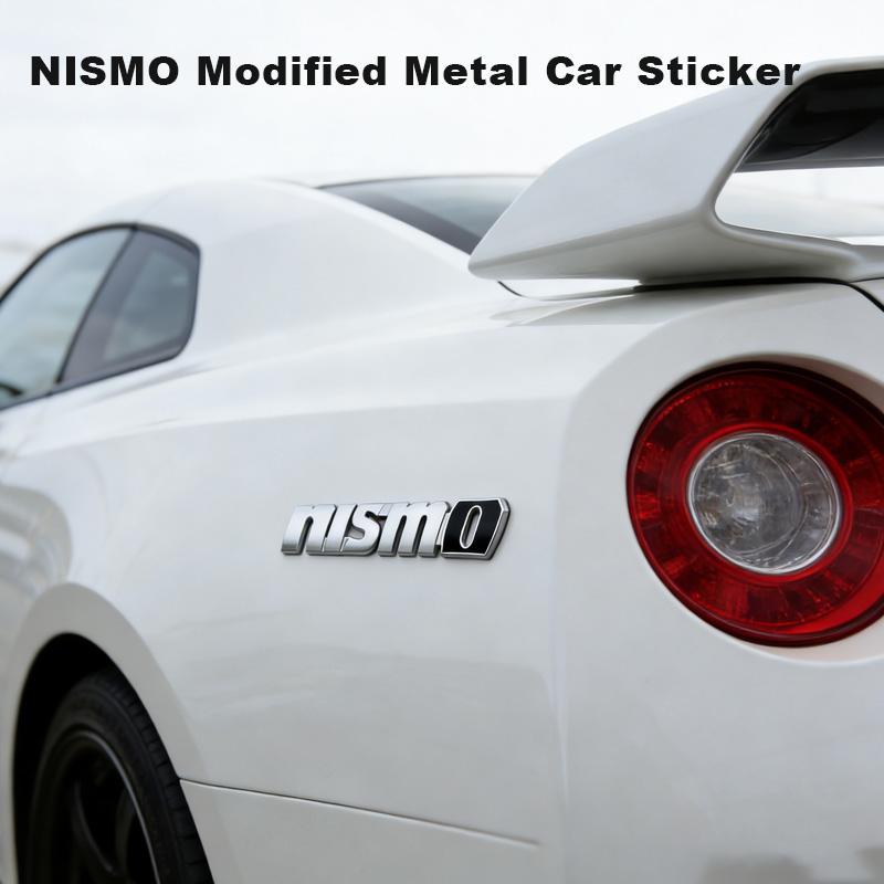 1pcs ABS Car Body Emblem Trunk Badge Sticker Decoration For Nismo Nissans Tiida Teana Skyline Juke X-trail Almera Qashqai Goods