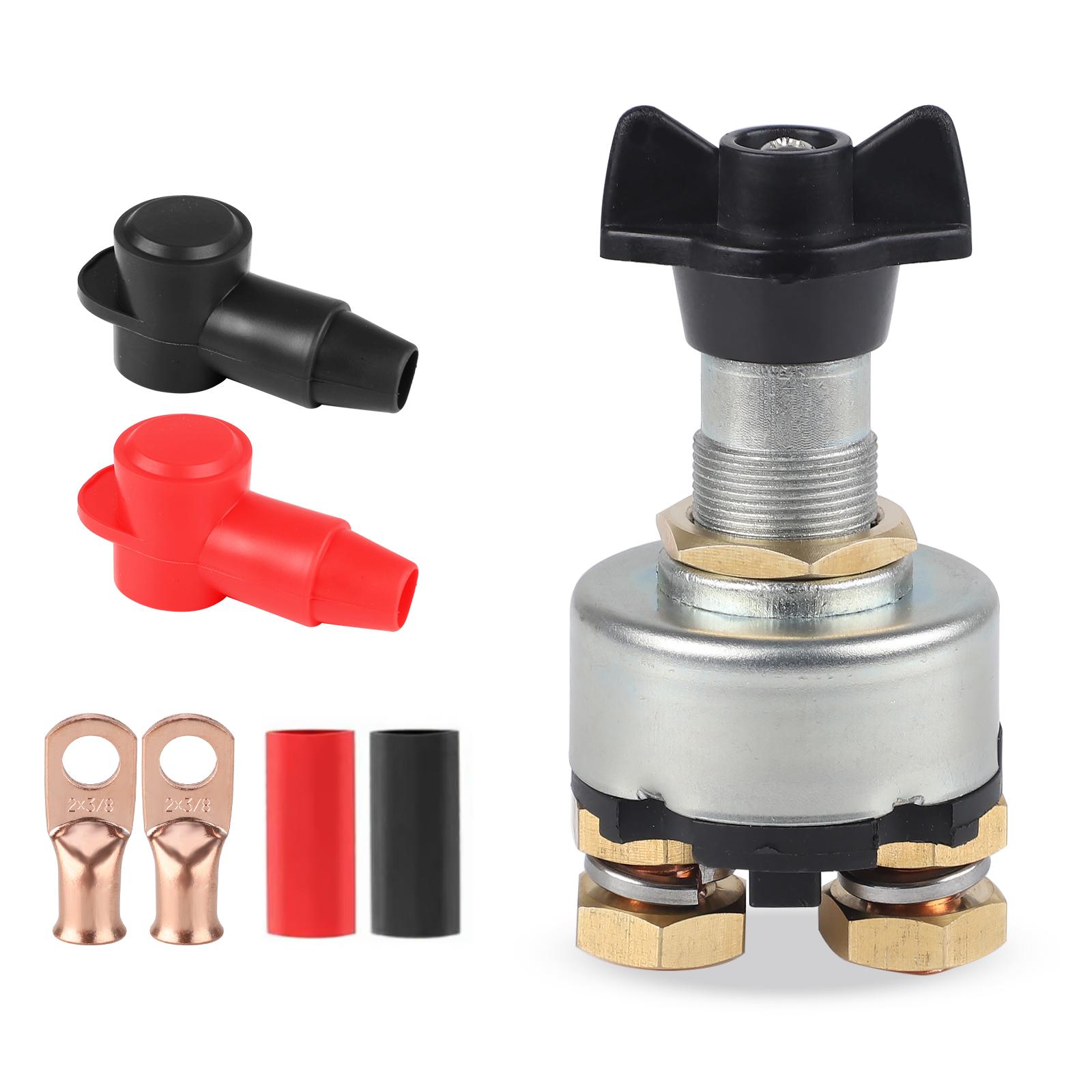 

for RV Yacht Trailers 12V/48V Lucas SSB106 Style 200A Battery Rotary Cut off Switch Kit Power Isolator Disconnect