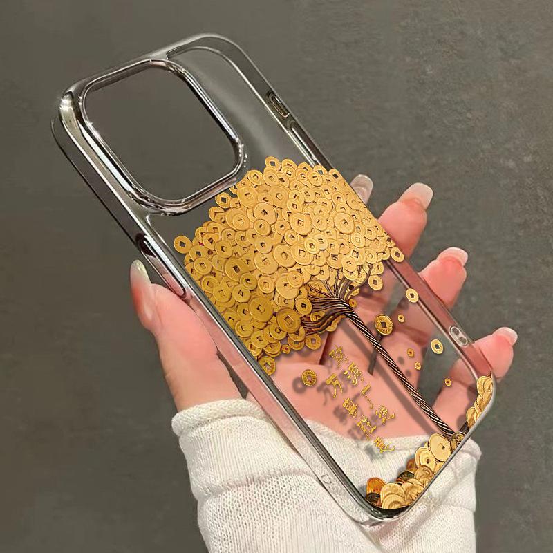 Chinese New Year Money Tree iPhone Case for 11, 14 Plus, 15 Pro, & 16 Pro Max