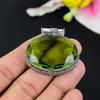 Peridot Gemstone Handmade 925 Sterling Silver Jewelry Pendant 1.89" KG-90