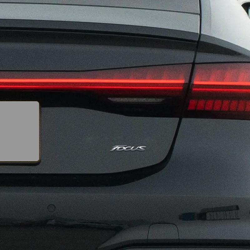 TQ013-3D Metal Alloy Badge Letter Car Rear Trunk Emblem Sticker Decoration For Ford Focus Logo MK2 MK3 MK4 MK5 MK6 MK7 Car Accessories
