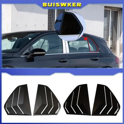 Guarnição da Cobertura do Obturador da Janela Traseira do Carro Para Volkswagen VW Golf 8 MK8 GTI GTD R Guarnição do Obturador da Janela Traseira do Carro 2PCS