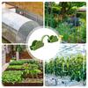 Greenhouse Clamps 200pcs Shading Net Film Row Cover Fixing Clips 6mm Garden Plant Support Hoops Connector Frost Cloth Fastener
