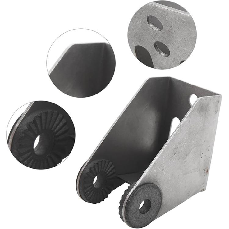 Boat Transom Mount Bracket for XNT 9 20, XNT 19 20 T, XNN 14 20 T, XIT 14 74 T Marine Transducer Installation, One Metal Hardware Set with Round