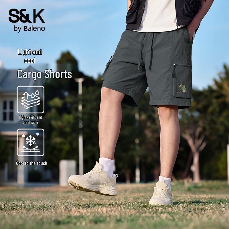Baleno Men s Loose-Fit Breathable Cargo Bermuda Shorts 2XL