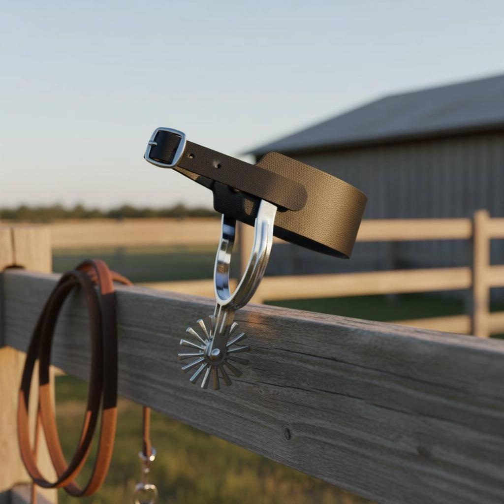 Wheel Cog Adjustable Easy to Wear Equestrian Gear for Horseback Riders, Training