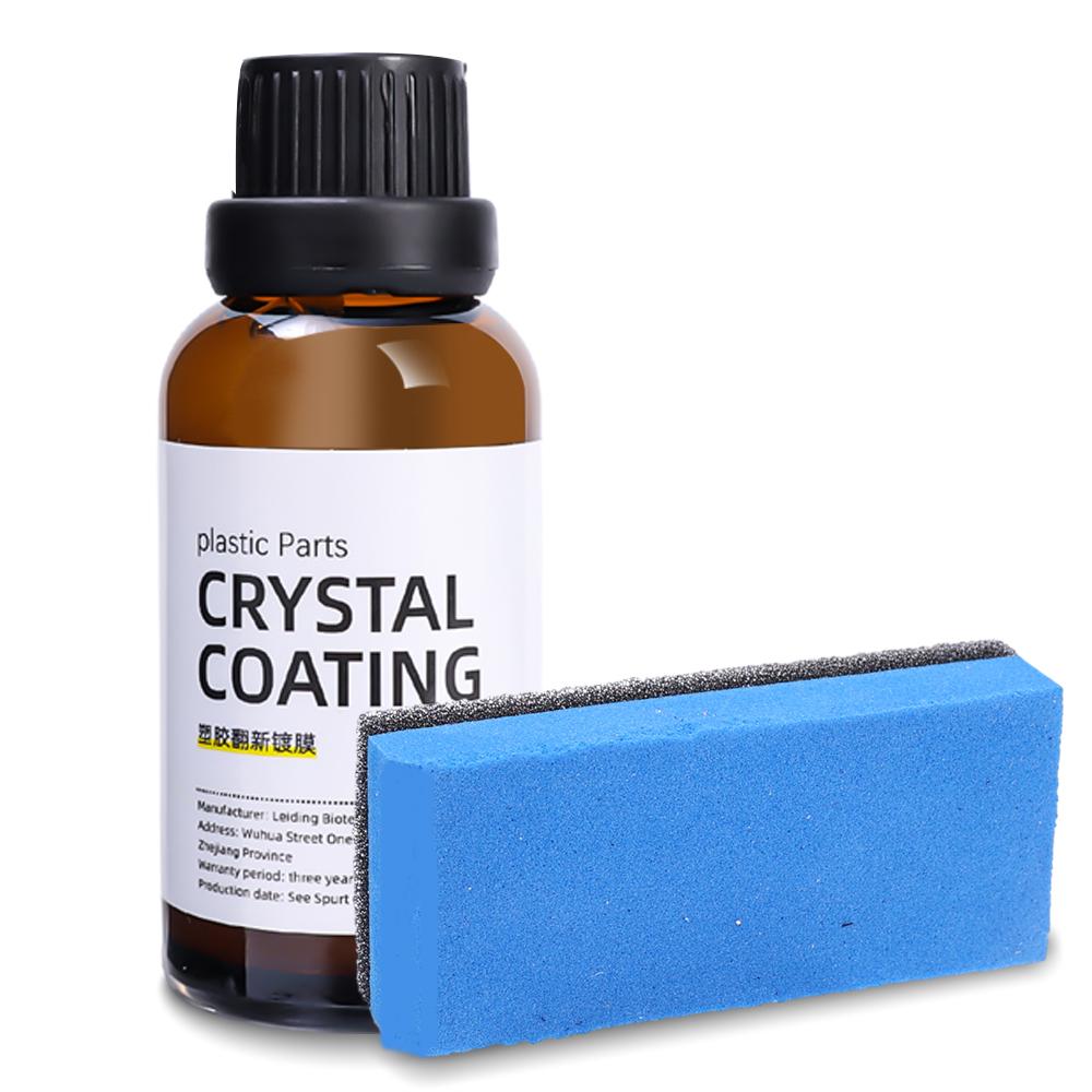 30ml Car Plastic Renovated Coating Retreading Agent Plastic Refurbished Plating Crystal Coating Agent Wax Panel Auto Interior