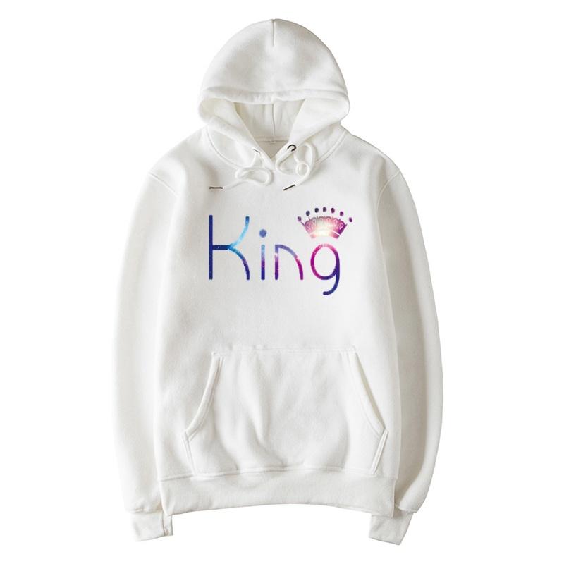 Couple Kingqueen Matching Hoodies Love His And Her Shirts Tops Sweatshirts
