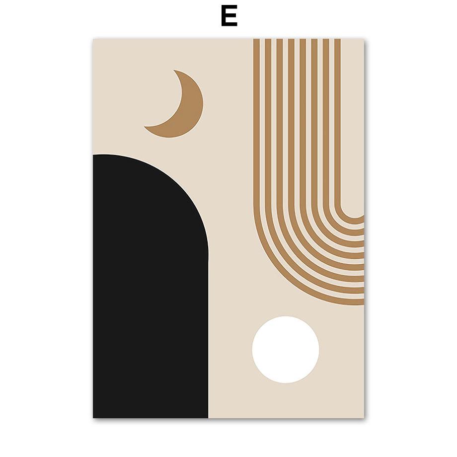 Sun Rainbow Picasso Line Face Leaf Geometry Wall Art Canvas Painting Abstract Posters And Prints Pictures For Living Room Decor