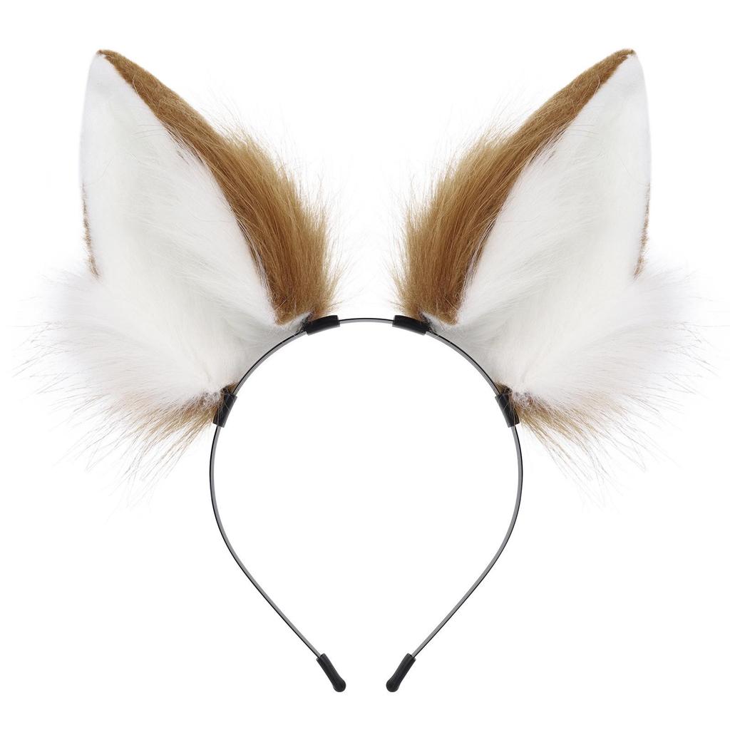 Handmade Plush Cat Ear Headband for Cosplay