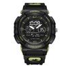 Man Dual Display Quartz Watch for Kids Waterproof Sport Children Anti-Shock Boy Digital Wristwatches+Gift Box