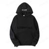 Unisex Oversized Hoodie With Front Letter Print Cotton Sweatshirt Fall Casual Wear