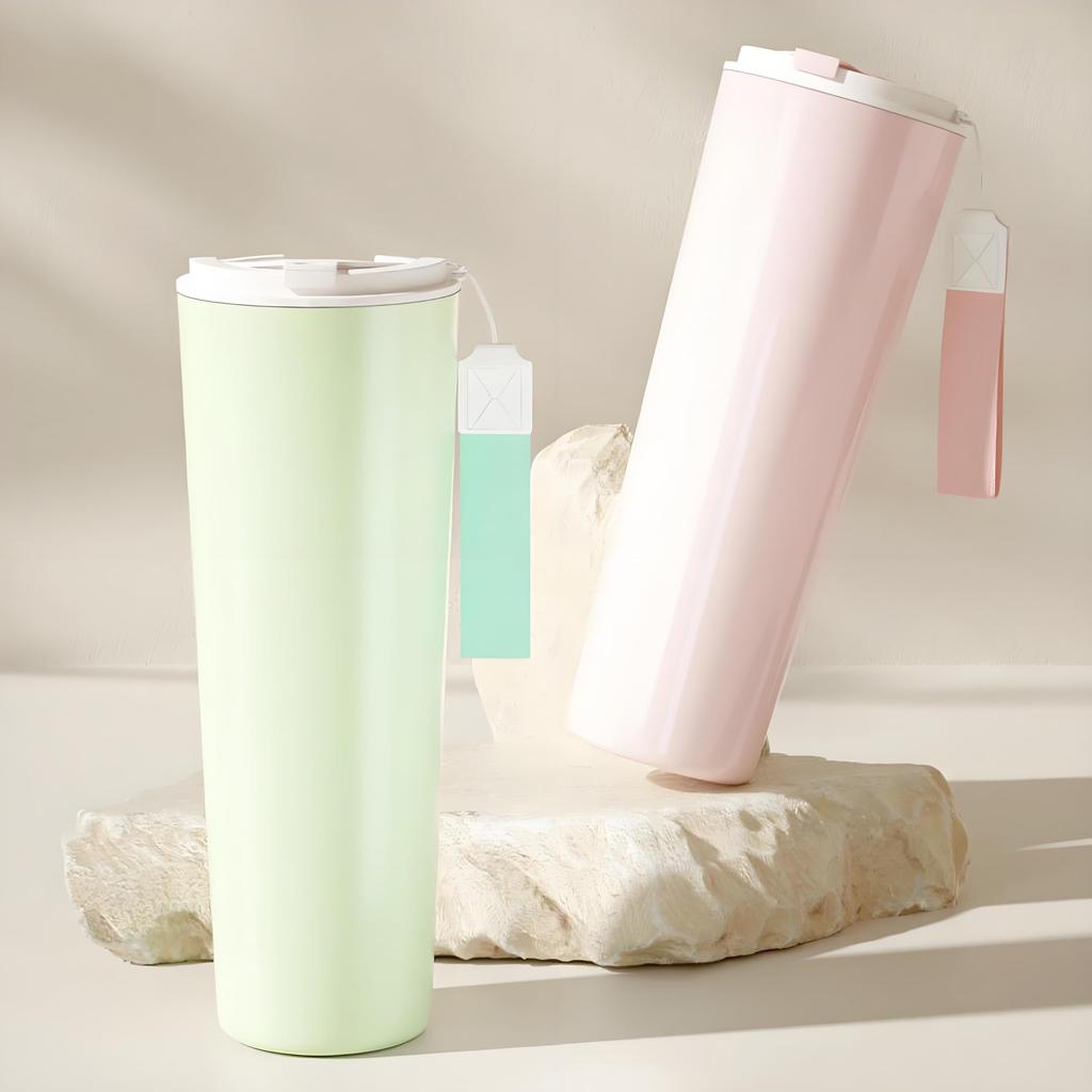 Rust-Resistant, High-Quality Stainless Steel MYEEDA Tumbler with Lid, Spill-Proof, Thermos, Stainless Steel Tumbler, 750ml Large Capacity, Perfect