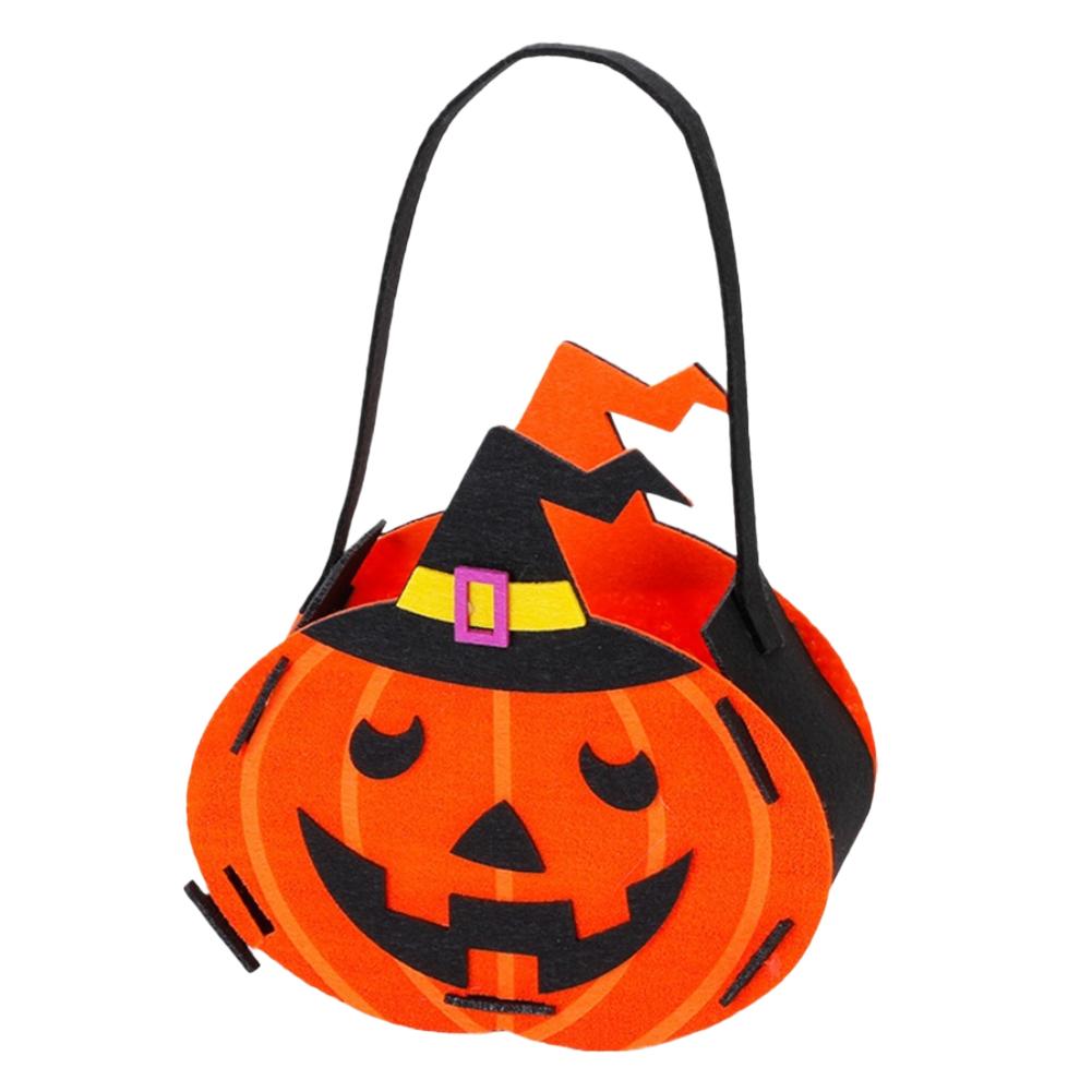 Halloween Owl Pumpkin Bucket Portable Candy Bags Trick Or Treat Kids Gift Packaging Halloween Party Decoration Supplies