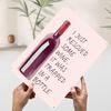 Rescued Wine Watercolor Art Tin Plaque Poster Customized Wall Art Retro Vintage Metal Signs for Man Cave Office Decoration Room