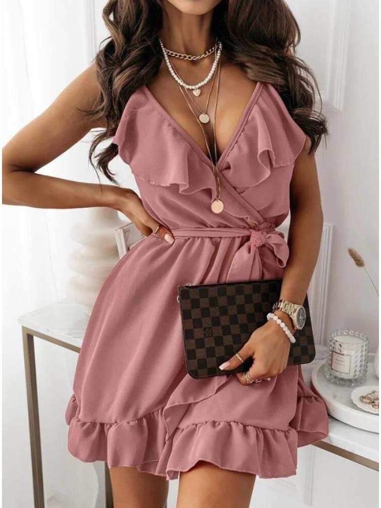 Sexy Fashion Spaghetti Strap Comfortable Dress Lightweight High Recognition Elegant with Flattering Chic Bodycon Dress for Summer Daily