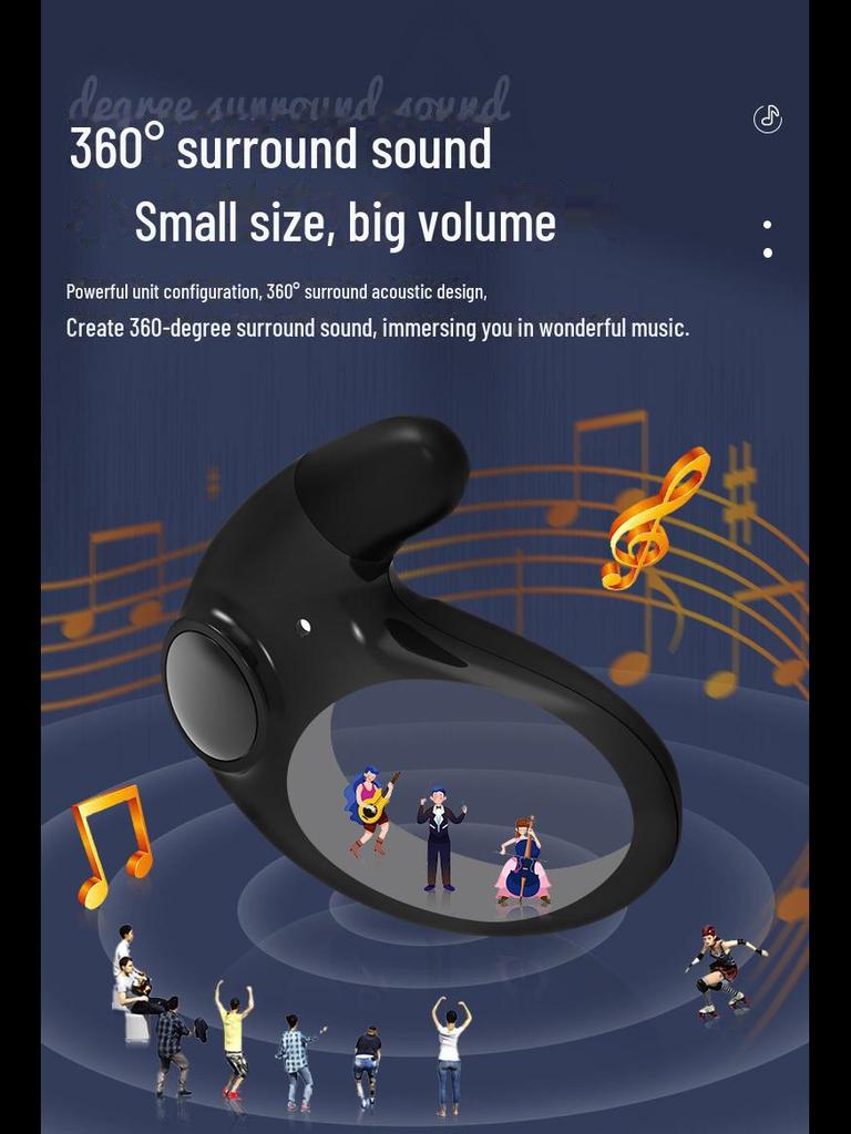 MD538 Wireless Bone Conduction Sleep Headphones - On-Ear X55 Bluetooth, Painless Design