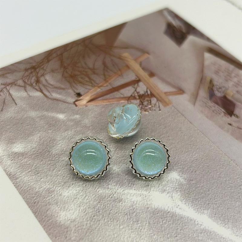 10pcs Colorful Shank Buttons 21/25mm Round Plastic Shank Buttons Coat Buttons DIY Clothes Sewing Accessories