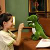 35cm Green Dinosaur Doll Simulation Plush Toy Handmade Doll Cartoon Anime Cute Pillow Cushion Home Decoration Children's Birt