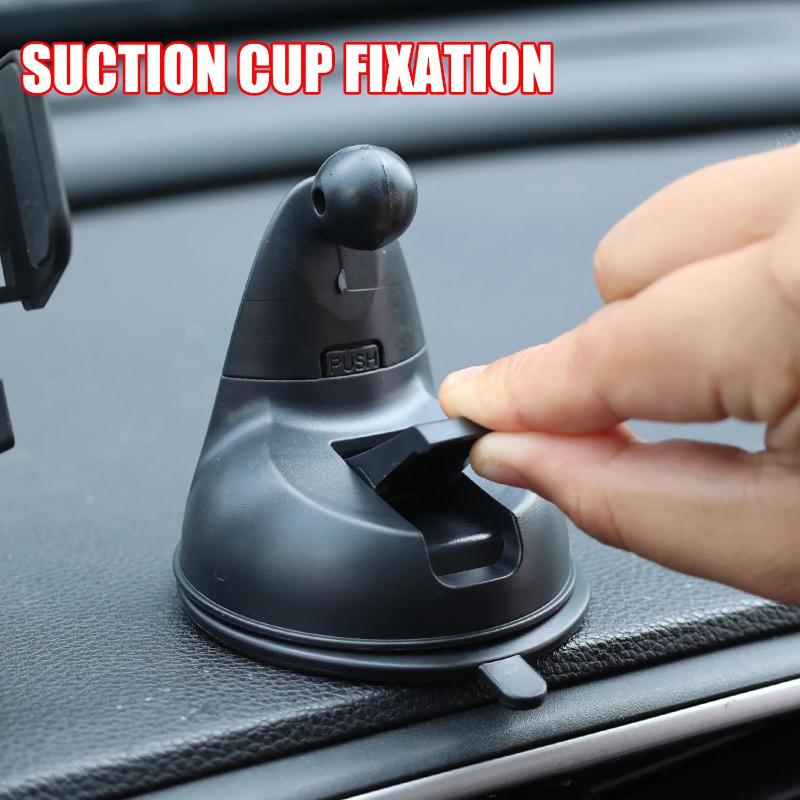 360 Degree Rotation Car Suction Cup Phone Mount Dashboard Instrument Panel Holder For Mobile Not Block Vent Stand