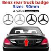 90mm ABS Star Stickers Car Rear Trunk Emblem For Mercedes Benz S320 W164 W203 W204 W168 C180 E320 A200 GLE GLS CLS GLC CLA GLA ZA1
