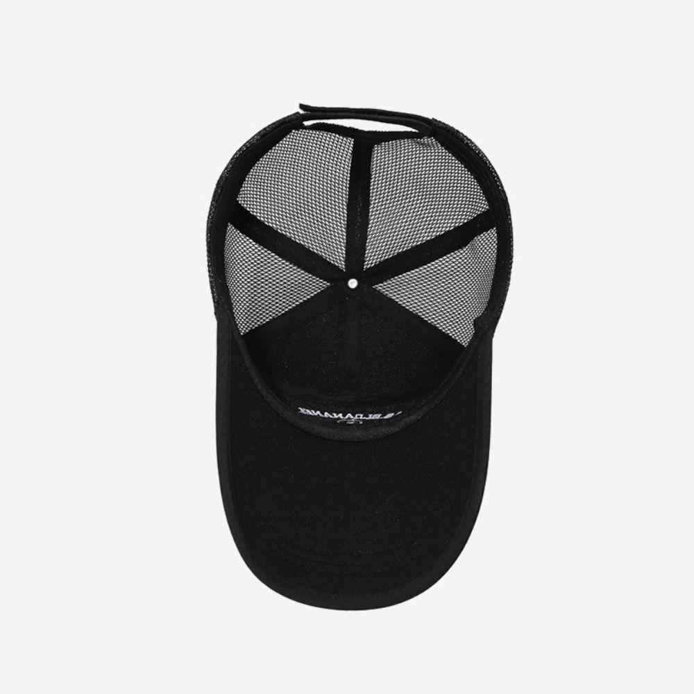 Adjustable Mesh Trucker Hat Letter Embroidery Fishing Running Sports Cap For Man Women