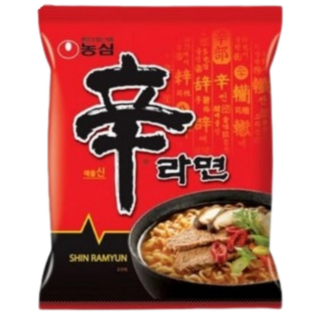 Nongshim Korean Ramen Single Pack(1PCS) – 17 Flavors To Choose From (Shin Ramyun, Neoguri, Chapagetti, Etc.)