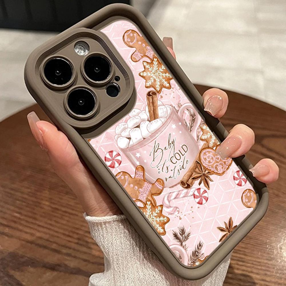 Ae114 Merry Christmas Christmas Tree Art Phone Cases for iPhone 16 14 13 11 Pro Max 15 7 8 6s Plus 12 Mini XR XS Max Angel Eye Ladder Protective Cover