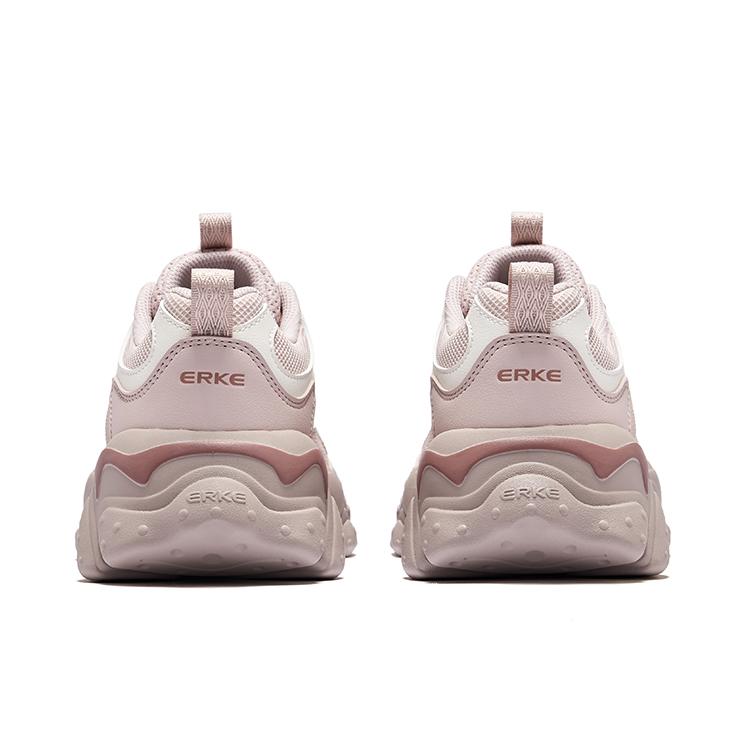 Erke Cute Claw Comfortable Lightweight Low-Top Casual Shoes Women Sneakers Yam-Bean-Gray 52125302198-106