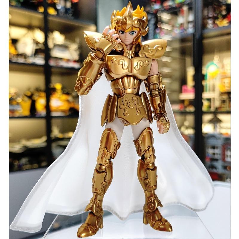 Blokees Saint Seiya CHAMPION CLASS Mu Aiolia Anime Assembly Action Model Toy Collectible Hobbies Statue Desktop Birthday Gifts