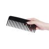 Colorful Large Wide Tooth Hair Styling Comb Anti Static Hairdressing Comb Hairstyle Tool Black