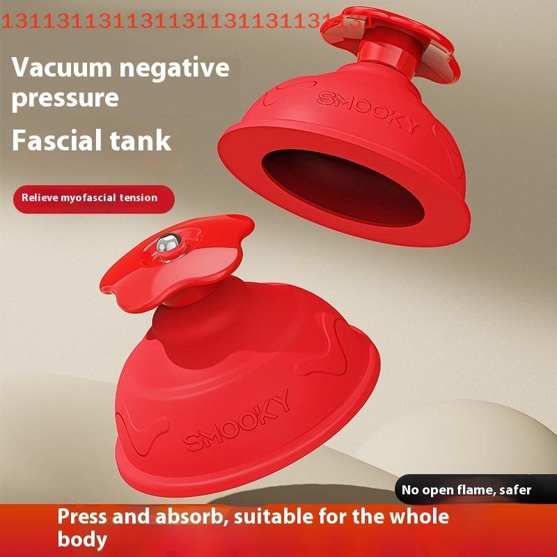 2Pcs Vacuum Cans Press Type Silicone Cupping Cup Cellulite Suction Cup Therapy Tool Back Body Anti-cellulite Massage Jar Family