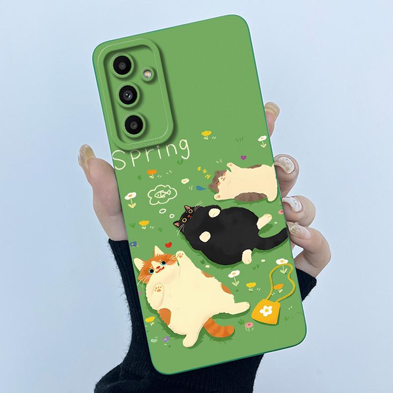 Für Samsung A05s A05 Galaxy SM-A057F A055F Niedlicher Panda Süße Mädchen Katzen Weiches Silikon Gummi Handyhülle für SamsungA05s A05 Hülle