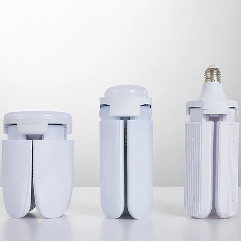 E27 45W 50W 60W LED-Lampe mit Lüfterflügel AC85-265V Faltbar für Außen Fabrik Lager Scheune Hinterhof Garage Licht