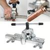 Copper Tube Expander 45 Degree Brake Pipe Flare Tool Kit with Adapters for Reaming Pipes
