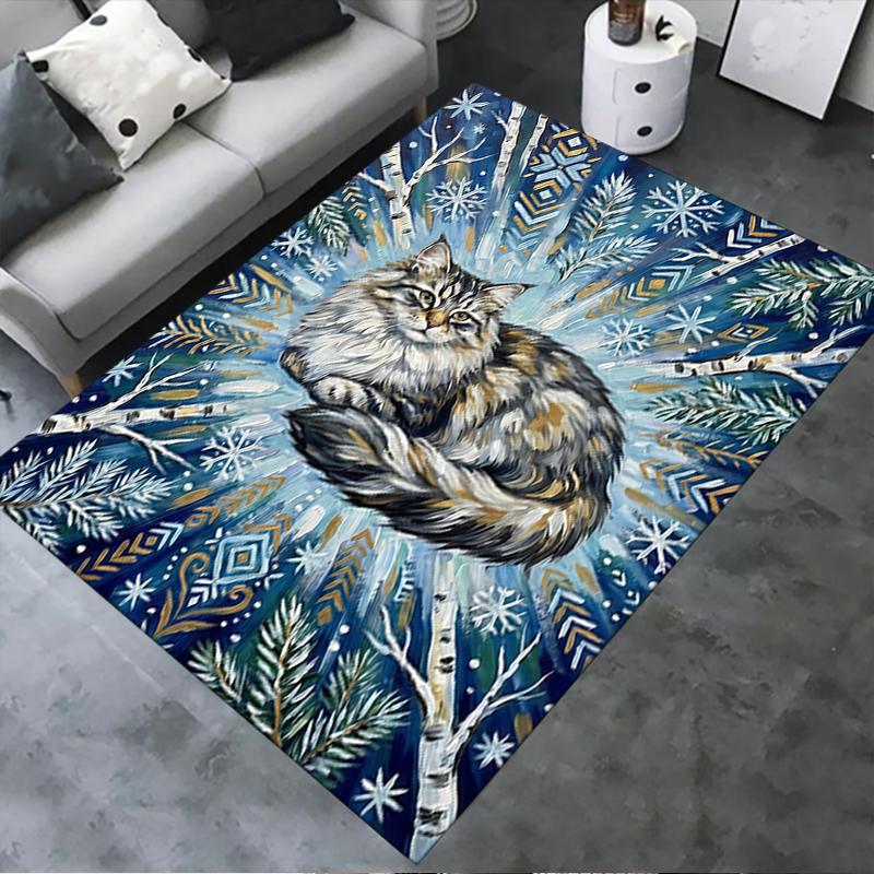 

2025 New Cute kitten Carpet Rug for Living Room Bedroom Home Sofa Decoration,Kids play Non-slip Floor Mat 40x60cm( 15x23in )