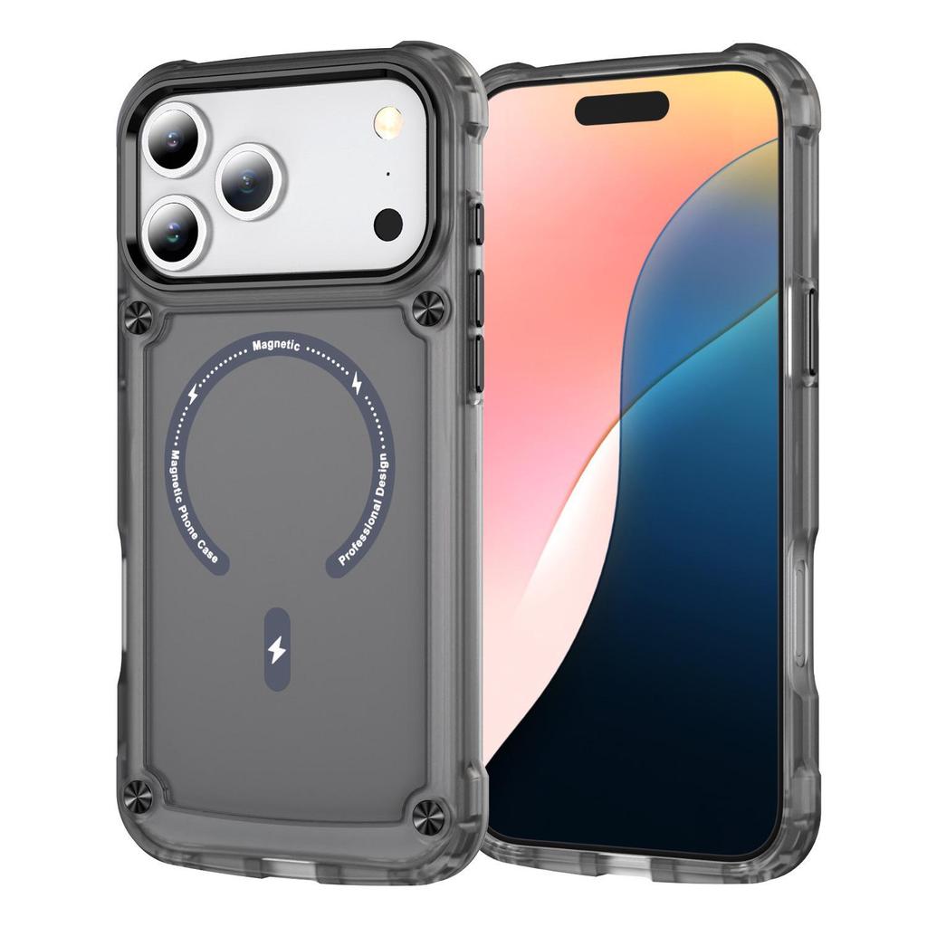 Magnetic Suction Case for Apple iPhone 17 Pro/16 Pro Max/15 Pro - Soft, Skin-Feel, Anti-Fall Protective Cover