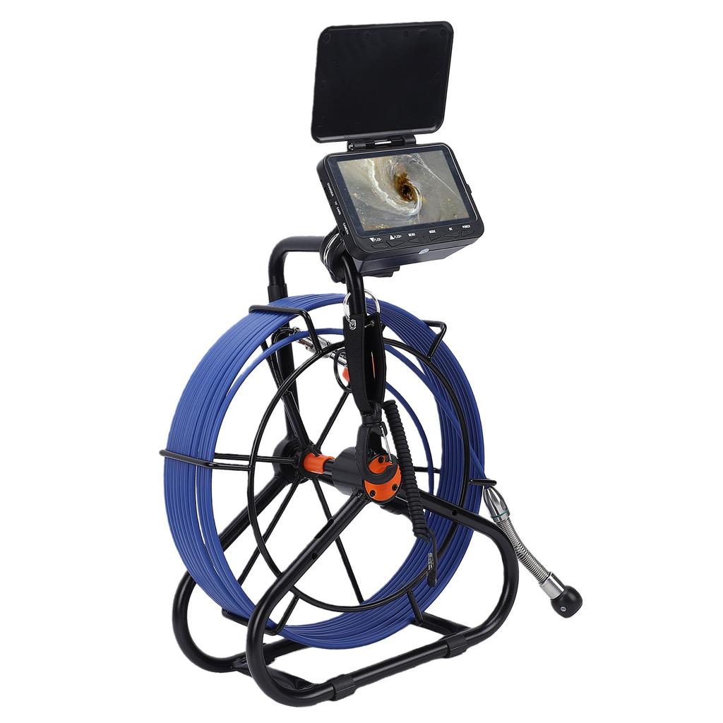 1080P HD Pipe Inspection Camera with 4.3 Inch LCD Screen Flexible Drain Pipe Inspection Camera