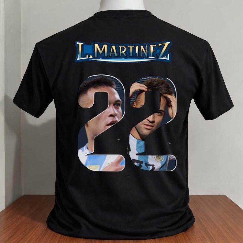 lautaro martinez argentina nation team cartoon shirt 4XL