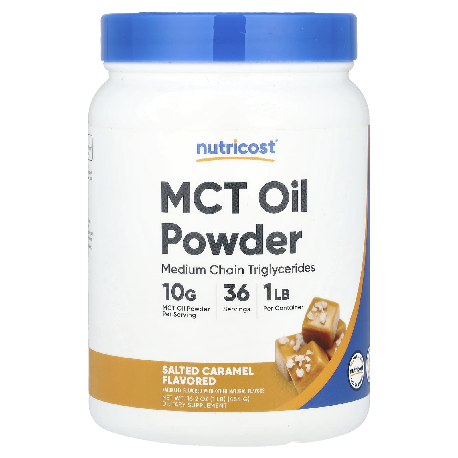 

Nutricost, MCT Oil Powder, Salted Caramel, 1 lb (454 g)